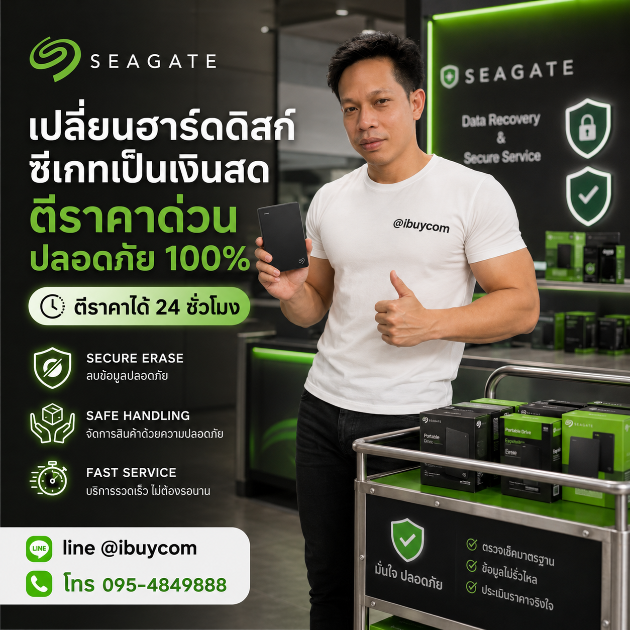 ต้องการขาย External Harddisk Seagate ติดต่อทีมงาน ibuycom.in.th
