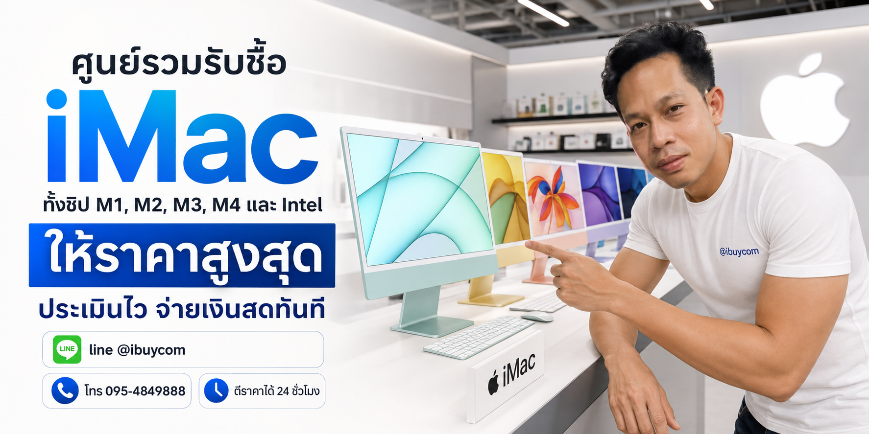 รับซื้อ iMac ให้ราคาสูง โดย ibuycom.in.th
