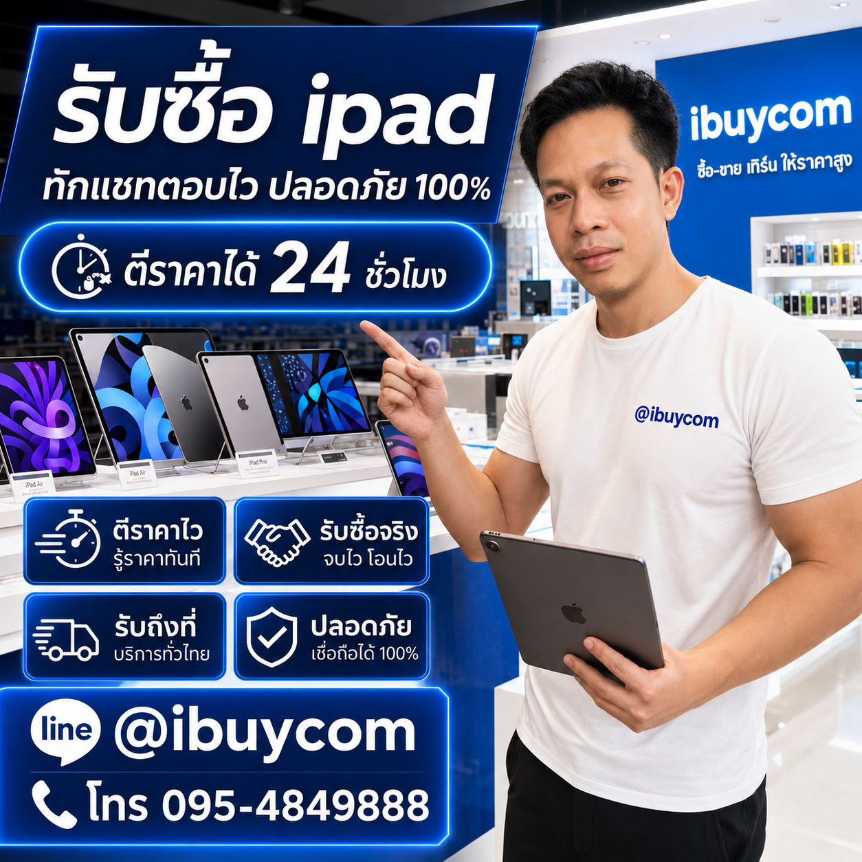 ทีมงาน ibuycom ประเมินราคา iPad