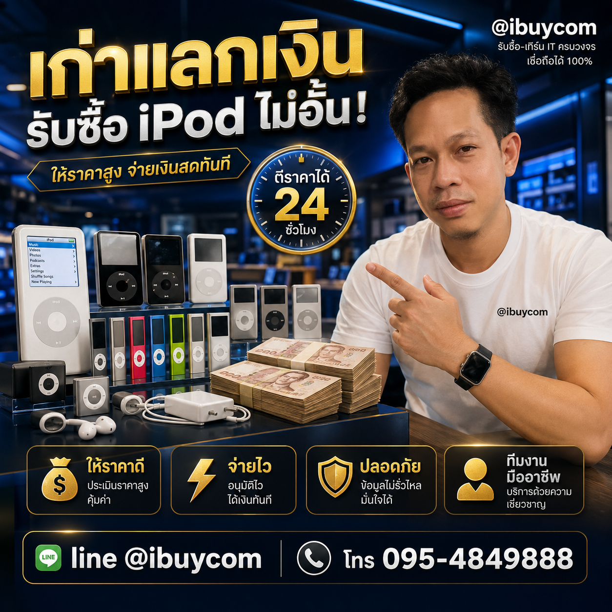 รับซื้อ iPod ให้ราคาสูง โดย ibuycom